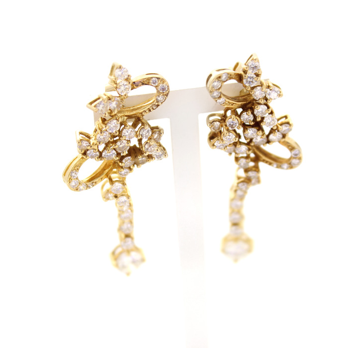 Oorbellen geelgoud 18K briljanten Tweedehands 2285-3190 Juwelier Clem Vercammen.jpg