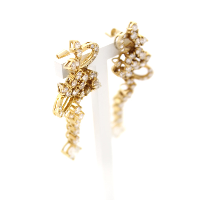 Oorbellen geelgoud 18K briljanten Tweedehands 2285-3190 Juwelier Clem Vercammen.jpg