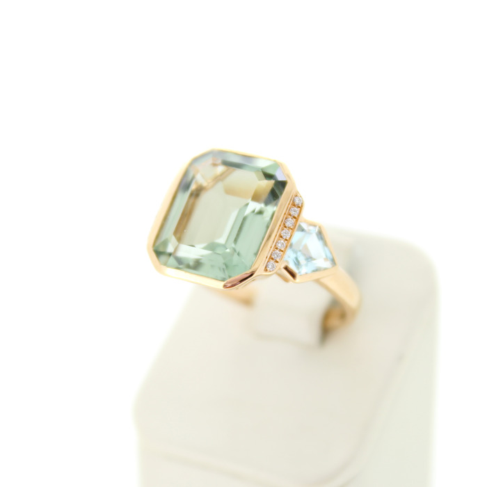 Tresoro Ring RI02486KGMA Rose Goud 18K Briljanten Amethist groen Blauwe Topaz Tweedehands 82490-3247 Juwelier Clem Vercammen.jpg