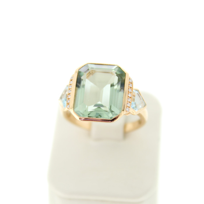 Tresoro Ring RI02486KGMA Rose Goud 18K Briljanten Amethist groen Blauwe Topaz Tweedehands 82490-3247 Juwelier Clem Vercammen.jpg