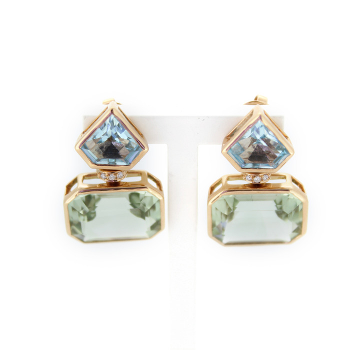 Tresoro Oorbellen OB03028KGMA Rose Goud 18K Amethist Topaze Briljanten Tweedehands 82491-3248 Juwelier Clem Vercammen.jpg