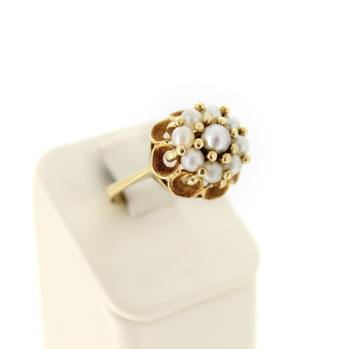 Vitage Ring Geelgoud 18K Parels Tweedehands 2362-3241 Juwelier Clem Vercammen.jpg