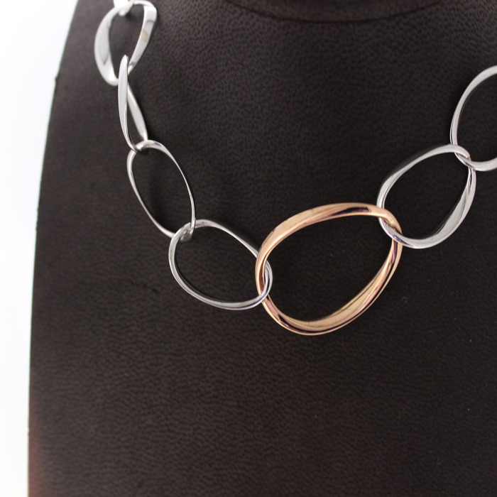 Collier Bicolor Wit Rose Goud 18 Karaat TWeedehands 2083-3250 Juwelier Clem Vercammen.jpg