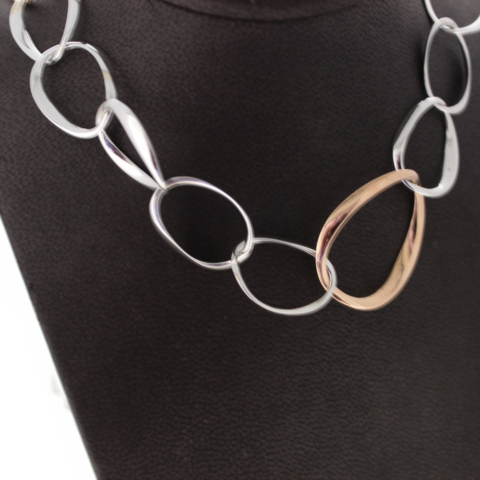 Collier Bicolor Wit Rose Goud 18 Karaat TWeedehands 2083-3250 Juwelier Clem Vercammen.jpg
