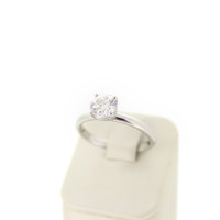 Juweel Solitair Ring Witgoud 18 karaat Briljant 1.02ct '1732-3254' TWDH' Juweel Solitair Ring Witgoud 18 karaat Briljant 1.02ct '1732-3254' TWDH'