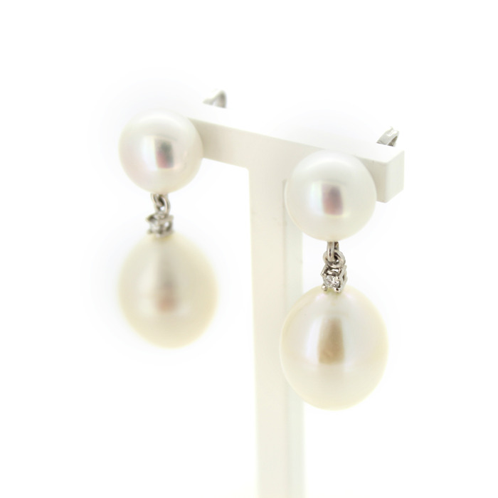 Oorbellen Witgoud 18K Zoetwaterparels Briljant Tweedehands 2231-3232 Juwelier Clem Vercammen.jpg