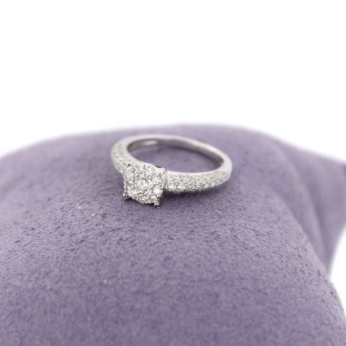 Ring Witgoud 18 Karaat Briljanten Tweedehands 2167-3161 Juwelier Clem Vercammen.jpg