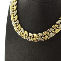 Juweel Collier Bicolor wit en geelgoud 18 karaat '2680-3259-TWDH' Juweel Collier Bicolor wit en geelgoud 18 karaat '2680-3259-TWDH'