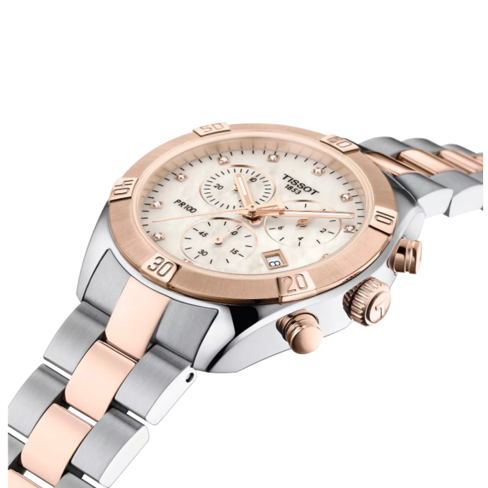 276427 01 Tissot PR100 Sport Chic 38mm T1019172211600 Juwelier Clem Vercammen.png
