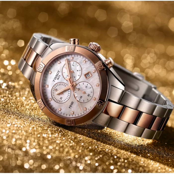276427 01 Tissot PR100 Sport Chic 38mm T1019172211600 Juwelier Clem Vercammen.png