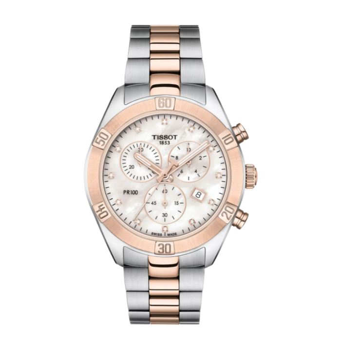 276427 01 Tissot PR100 Sport Chic 38mm T1019172211600 Juwelier Clem Vercammen.png