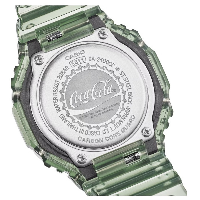 Casio G-Shoch Coca Cola ga-2100cc-3a Limited edition Clem Vercammen 1.jpg