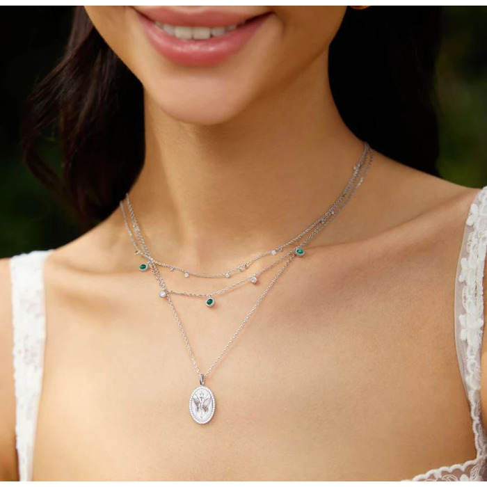 276586 01 Ania Haie Sunny Sparkler Malachite Station Necklace N064-03H Juwelier Clem Vercammen.jpg