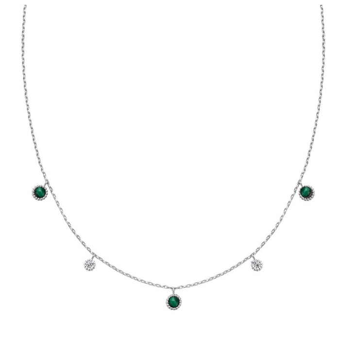 276586 01 Ania Haie Sunny Sparkler Malachite Station Necklace N064-03H Juwelier Clem Vercammen.jpg