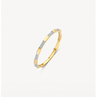 Juweel Blush ring 14 karaat geel goud zirconium 1260YZI Juweel Blush ring 14 karaat geel goud zirconium 1260YZI