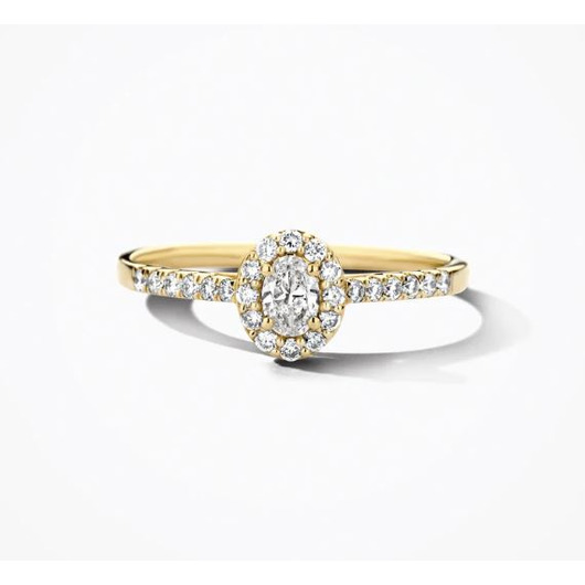 Juweel BLUSH LAB GROWN RING 14K GOUD LABGROWN DIAMONDS LG1045Y Juweel BLUSH LAB GROWN RING 14K GOUD LABGROWN DIAMONDS LG1045Y