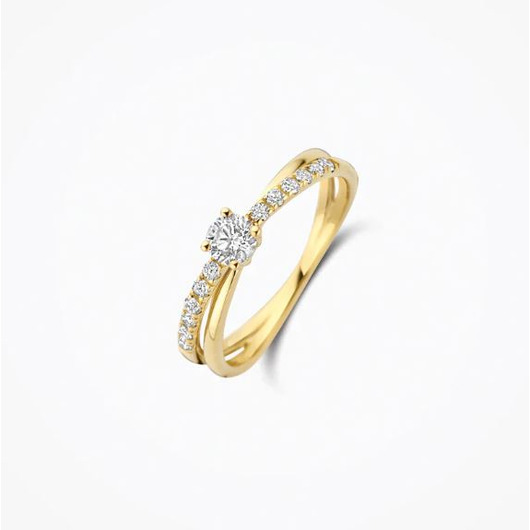 Juweel BLUSH LAB GROWN RING 14K GOUD LABGROWN DIAMONDS LG1059Y Juweel BLUSH LAB GROWN RING 14K GOUD LABGROWN DIAMONDS LG1059Y