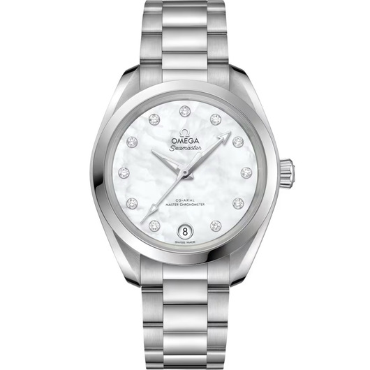 Horloge Omega Seamaster Aqua Terra 34mm 150M Master Co-Axial 220.10.34.20.55.001 Horloge Omega Seamaster Aqua Terra 34mm 150M Master Co-Axial 220.10.34.20.55.001