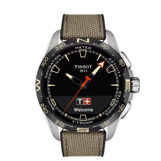 Horloge Tissot T-Touch Connect Solar 47.5mm T121.420.47.051.07 Horloge Tissot T-Touch Connect Solar 47.5mm T121.420.47.051.07