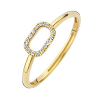 Juweel BLUSH RING 14 KARAAT GEELGOUD 1289YZI Juweel BLUSH RING 14 KARAAT GEELGOUD 1289YZI