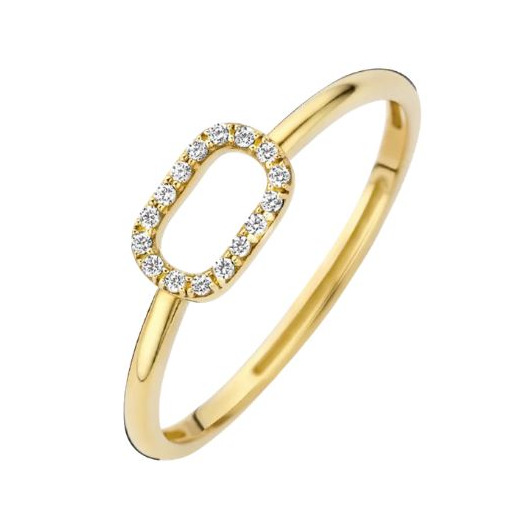Juweel BLUSH RING 14 KARAAT GEELGOUD 1289YZI Juweel BLUSH RING 14 KARAAT GEELGOUD 1289YZI