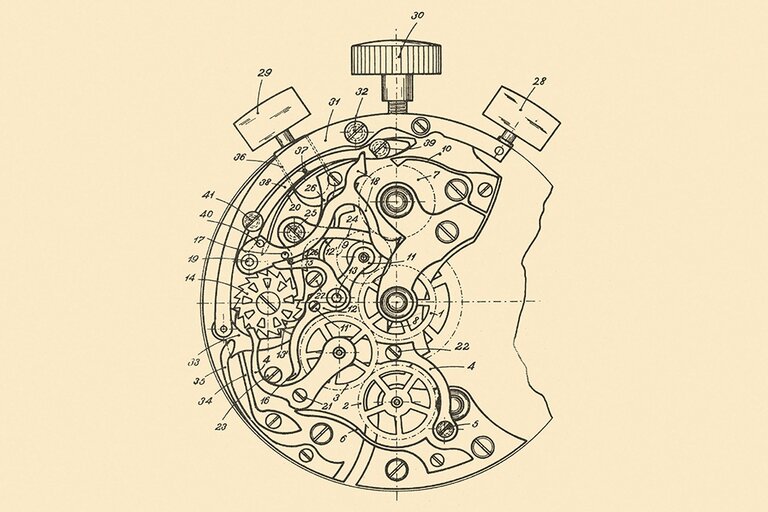 90 jaar Longines flyback-chronograaf ClemVercammen_LonginesFlyback90jaar_01_Patent.jpg