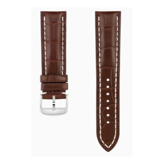 Horloge BREITLING STRAP - CROCO - ALLIGATOR LEDER Bruin 1028P 22/20 MM Horloge BREITLING STRAP - CROCO - ALLIGATOR LEDER Bruin 1028P 22/20 MM