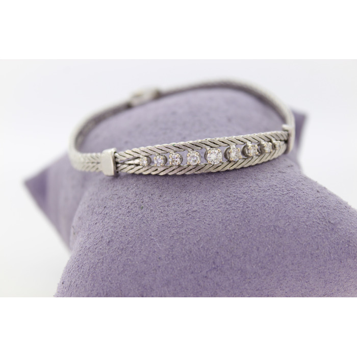 Armband Witgoud 18 Karaat Briljanten Tweedehands 3683-3276 Juwelier Clem Vercammen.jpg
