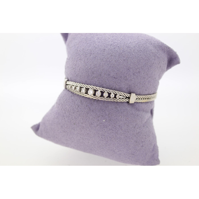 Armband Witgoud 18 Karaat Briljanten Tweedehands 3683-3276 Juwelier Clem Vercammen.jpg