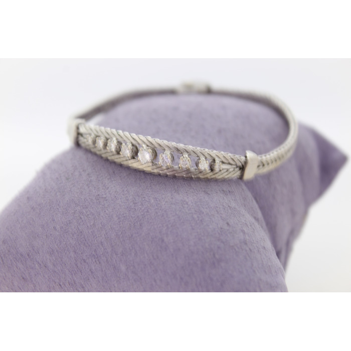 Armband Witgoud 18 Karaat Briljanten Tweedehands 3683-3276 Juwelier Clem Vercammen.jpg