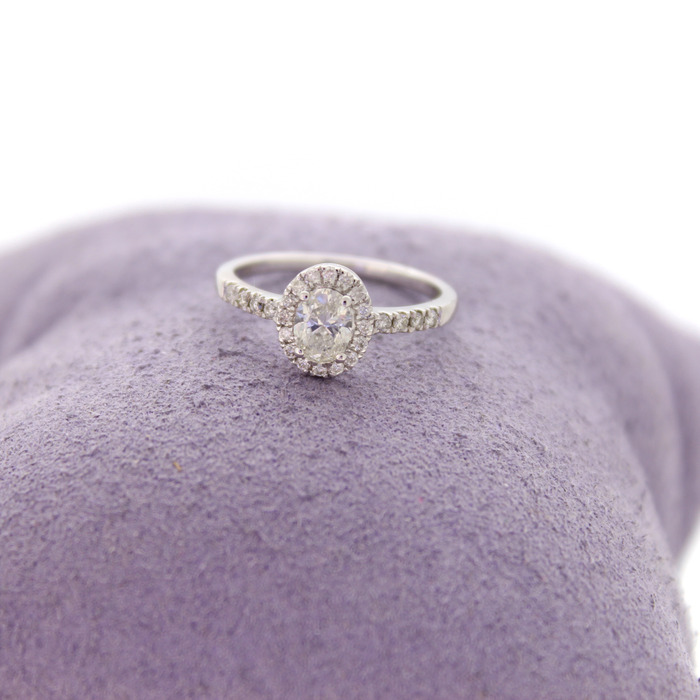 Ring-Witgoud 14 Karaat Briljanten Diamant Oval Tweedehands 4059-3278 Juwelier Clem Vercammen-1.jpg