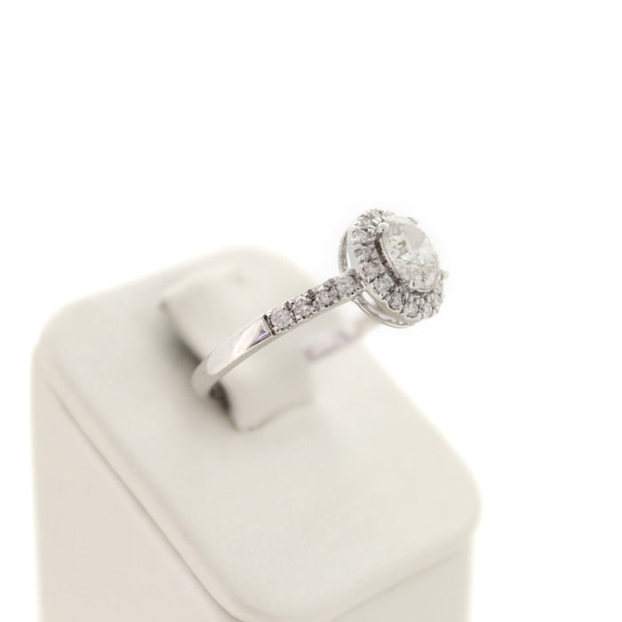 Ring-Witgoud 14 Karaat Briljanten Diamant Oval Tweedehands 4059-3278 Juwelier Clem Vercammen-1.jpg