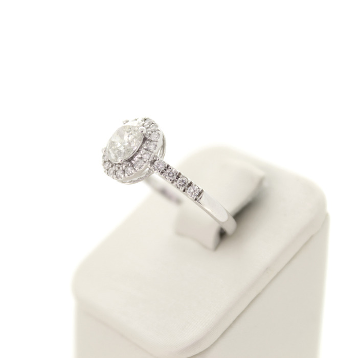 Ring-Witgoud 14 Karaat Briljanten Diamant Oval Tweedehands 4059-3278 Juwelier Clem Vercammen-1.jpg