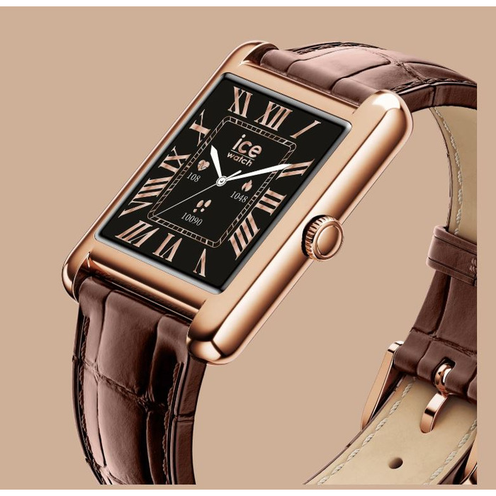 277089 01 Ice Watch Ice Smart TKS 2-0 Rose Gold Brown Croco 1-41 32mm 025382 Juwelier Clem Vercammen.jpg