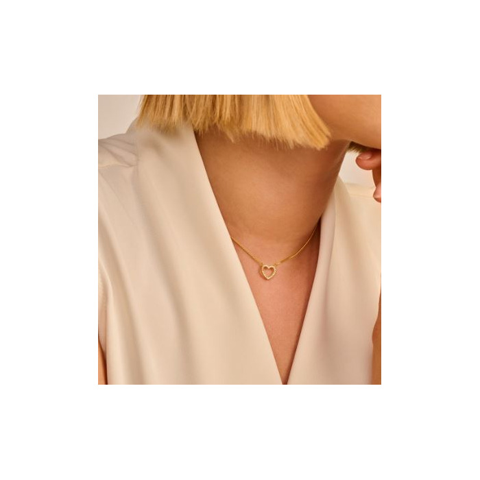 265771 01 Diamanti Per tutti Heart Necklace M2256-YELLOW Juwelier Clem Vercammen.jpg