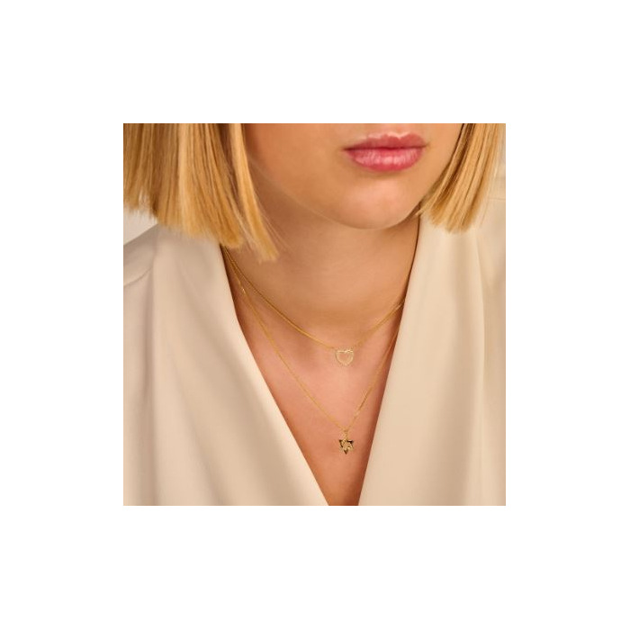 265771 01 Diamanti Per tutti Heart Necklace M2256-YELLOW Juwelier Clem Vercammen.jpg