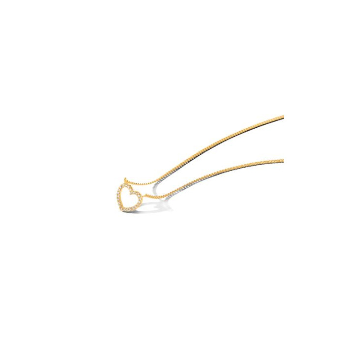 265771 01 Diamanti Per tutti Heart Necklace M2256-YELLOW Juwelier Clem Vercammen.jpg