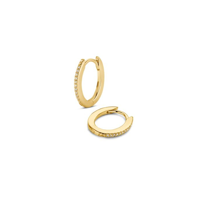269633 01 Diamanti Per Tutti Oval Hugger Hoop Earring M2152-YELLOW Juwelier Clem Vercammen.jpg