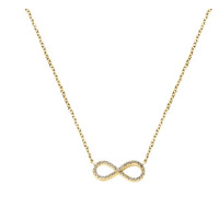 Juweel DIAMANTI PER TUTTI BIG INFINITY NECKLACE M2202 YELLOW Juweel DIAMANTI PER TUTTI BIG INFINITY NECKLACE M2202 YELLOW
