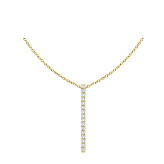 Juweel FLANDERS COLLECTION KETTING MET HANGER 244 Geelgoud 18K met diamanten Juweel FLANDERS COLLECTION KETTING MET HANGER 244 Geelgoud 18K met diamanten