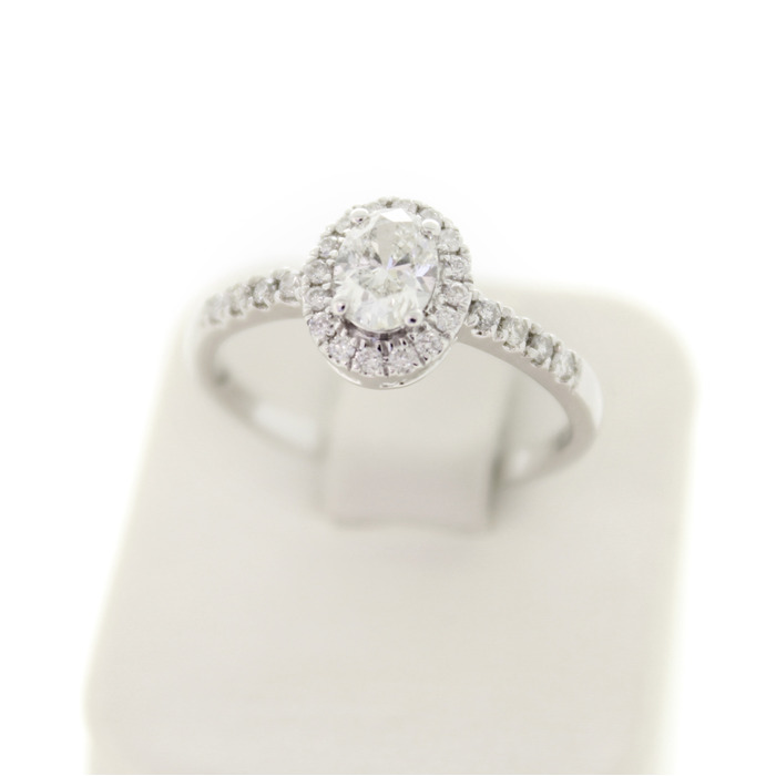 Ring-Witgoud 14 Karaat Briljanten Diamant Oval Tweedehands 4059-3278 Juwelier Clem Vercammen-1.jpg
