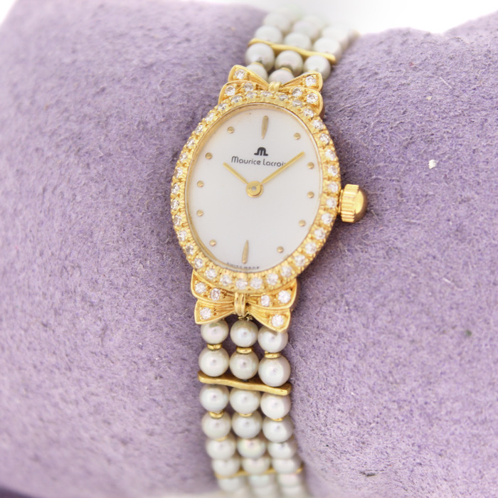 Maurice Lacroix Geelgoud 18K Juweelhorloge Tweedehands 4604-2110 Juwelier Clem Vercammen.jpg