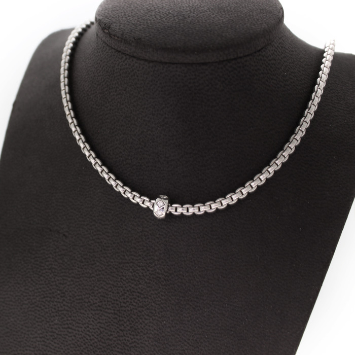 Fop Collier Witgoud 18 Karaat Briljant 012ct 73101CXBBBXBX Tweedehands 4500-3280 Juwelier Clem Vercammen.jpg