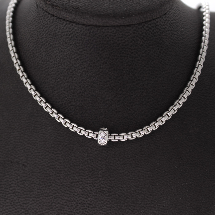Fop Collier Witgoud 18 Karaat Briljant 012ct 73101CXBBBXBX Tweedehands 4500-3280 Juwelier Clem Vercammen.jpg