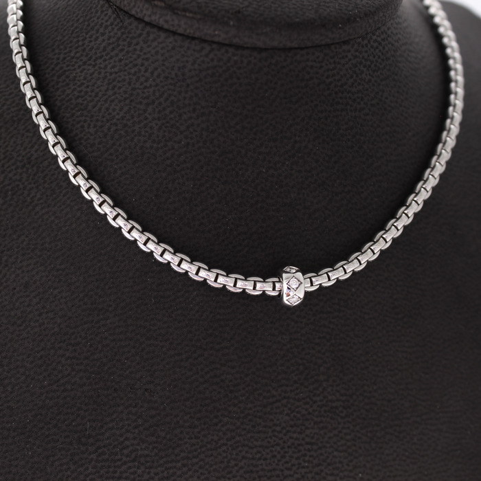 Fop Collier Witgoud 18 Karaat Briljant 012ct 73101CXBBBXBX Tweedehands 4500-3280 Juwelier Clem Vercammen.jpg