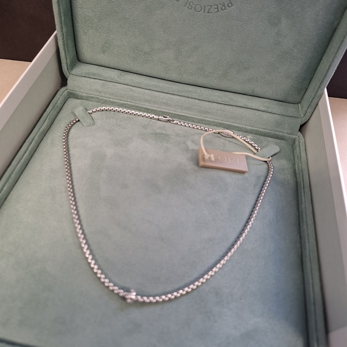 Fop Collier Witgoud 18 Karaat Briljant 012ct 73101CXBBBXBX Tweedehands 4500-3280 Juwelier Clem Vercammen.jpg