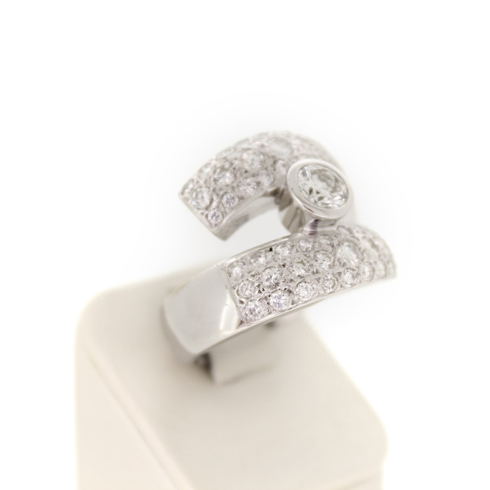 Ring Witgoud 18 Karaat Briljanten Tweedehands 4567-3283 Juwelier Clem Vercammen.jpg