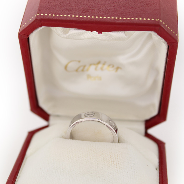 Cartier Love Ring Witgoud 18 Karaat Tweedehands 4349-3285 Juwelier Clem Vercammen.jpg
