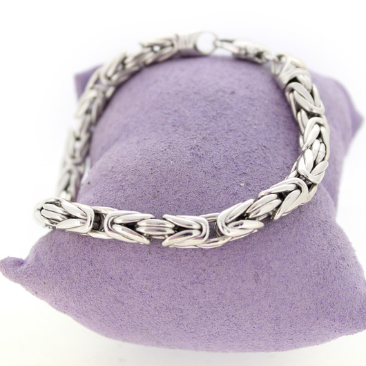 Juweel Armband Koningsschakel witgoud 18 karaat '4570-3289-TWDH' Juweel Armband Koningsschakel witgoud 18 karaat '4570-3289-TWDH'