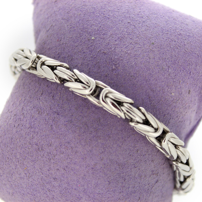 Armband Koningsschakels Witgoud 18 Karaat Tweedehands 4570-3289 Juwelier Clem Vercammen.jpg